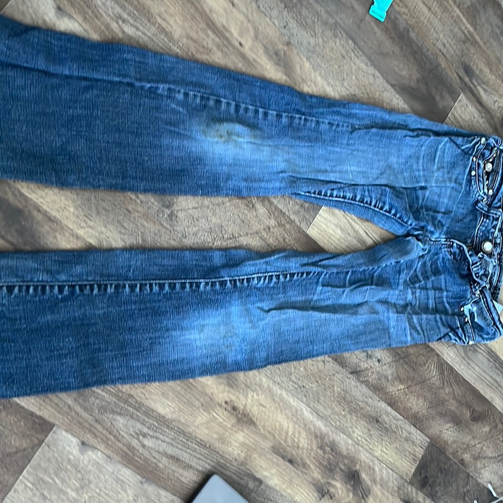 dark wash jeans size 1